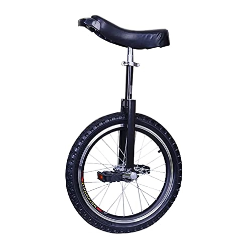 Unicycles : GAXQFEI Black Unisex Unicycle for Kids / Adults, 16 Inch / 18 Inch / 20 inch Skid Proof Wheel, for Outdoor Sports Fitness, Mountain Balance Cycling, 18Inch
