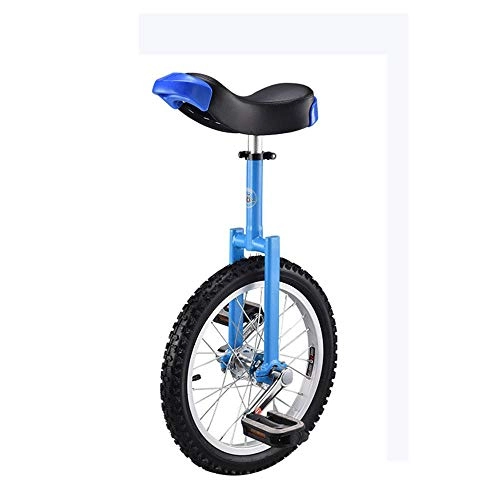 Unicycles : HYQW Child / Adult Coach Unicycle, Balance Bikes Wheelbarrow, Wheelbarrow Tires Anti-slip, Anti-wear, Pressure, Anti-drop, Anti-collision, Blue-16inch
