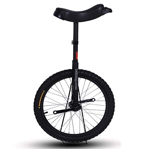 Unicycles : Large 24 '' Unicycles for Adult / Big Kids / Men Teens, Adjustable One Wheel Bike for Professionals - Best, Load 150kg (Color : Black)