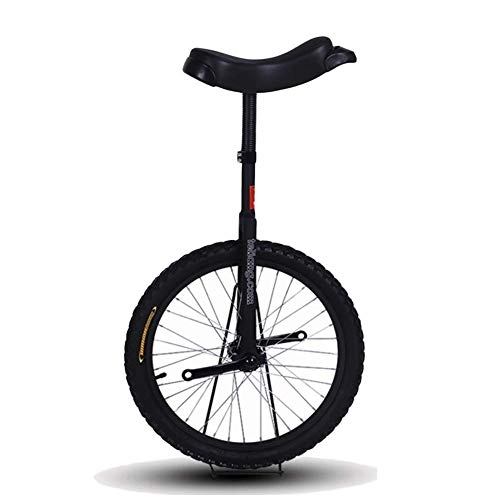 Unicycles : LXX Classic Black Unicycle for Beginner to Intermediate Riders, 24 Inch 20 Inch 18 Inch 16 Inch Wheel Unicycle for Kids / Adult (Color, Black, Size, 20 Inch Wheel), Black, 18 Inch Wheel