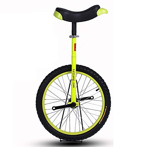 Unicycles : SJSF L Men's Unicycle 16 / 18 / 20 Inch Big Wheel, Larger Unicycle for Unisex Adult / Big Kids / Mom / Dad / Tall People Height From 120-175Cm, 20in