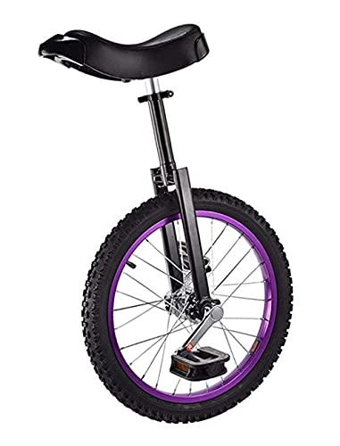 Unicycles : TOOSD Unisex Unicycle Children 16" / 18" Inch Height Adjustable Seat Post Balance Cycling Exercise Bike Unicycle Outdoor, A, 18 inches