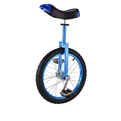 Unicycles : Unicycle, 16 18 Inch Adjustable Height Balance Cycling Exercise Trainer Use for Kids Adults Exercise Fun Bike Cycle Fitness