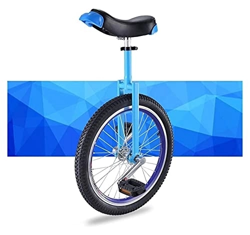 Unicycles : Unicycles 16 / 18 / 20 Inch for Adults Kids, Adjustable Seat Skidproof Butyl Mountain Tire Balance Bike Cycle, Sports Outdoor Unisex Beginner Teen Girls Boys Fitness