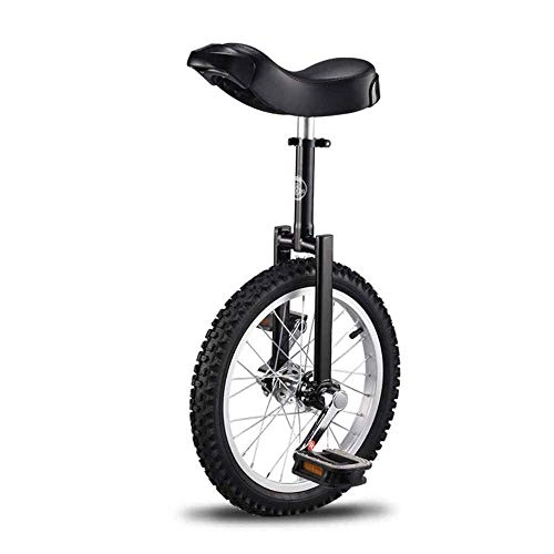 Unicycles : WALLPU Unicycles, Single-wheel Balance Bikes for Children and Adults 16 Inches, 18 Inches, 20 Inches, 24 Inches, 20inch-Black