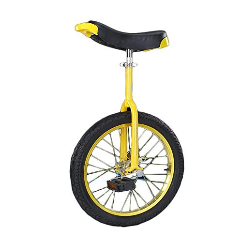 Unicycles : Wheel Trainer Unicycle, 24inch Adult Bikes Unicycle Balance Cycling Unicycle, for Home And Gym Fitness, Easy to Operate (Color : YELLOW)