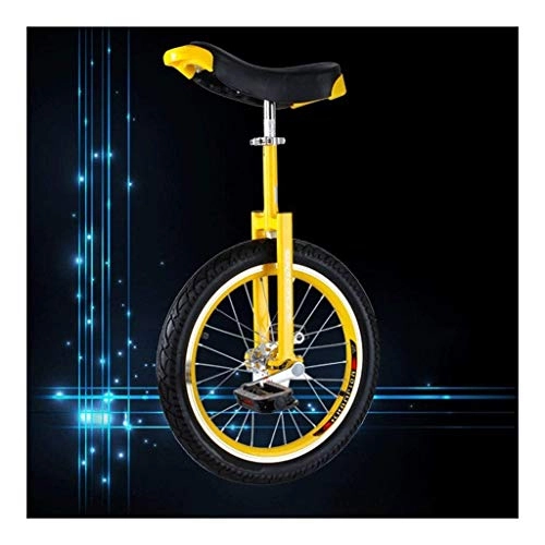 Unicycles : YUHT 18 Inch Wheel Unicycle, High-Strength Manganese Steel Fork, Adjustable Seat, Aluminum Alloy Buckle, Ergonomic Saddle Pedals, Balance Bike, For Women And Men Outdoor Sports Unicycle
