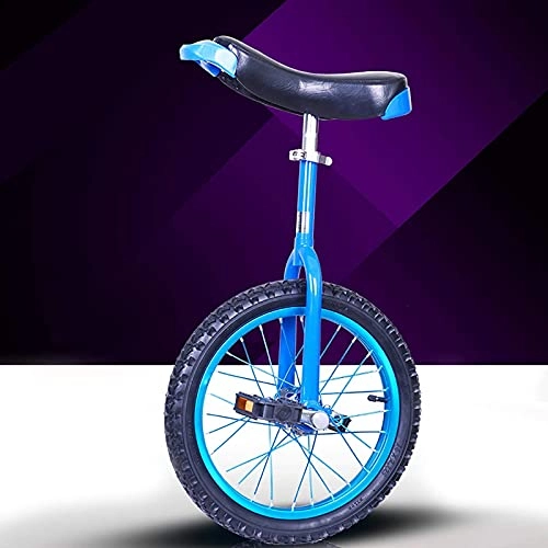 Unicycles : YVX 20 Inch Tire Wheel Unicycle, Adults Big Kids Unisex Adult Beginner Unicycles Bike, Load 150kg / 330Lbs, Steel Frame (Color : Blue, Size : 51cm(20inch)