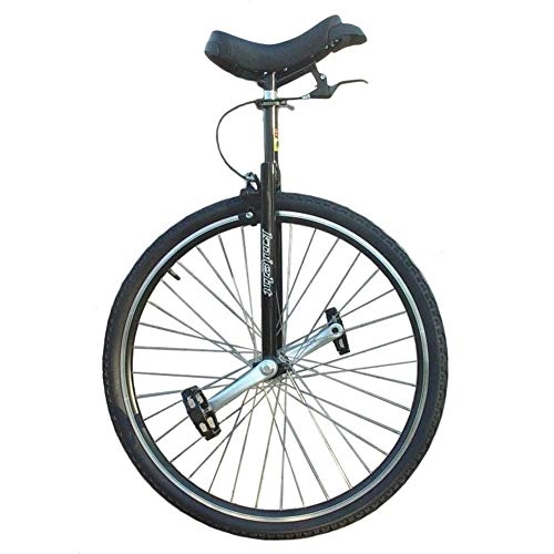 Unicycles : ywewsq 28" Big Kid's / Unisex Adult's Trainer Unicycle, Height Adjustable Larger Unicycle for Man / Woman / Tall People Height From 160-195cm, Load 150kg (Color : Without handlebar, Size : 28 inch)