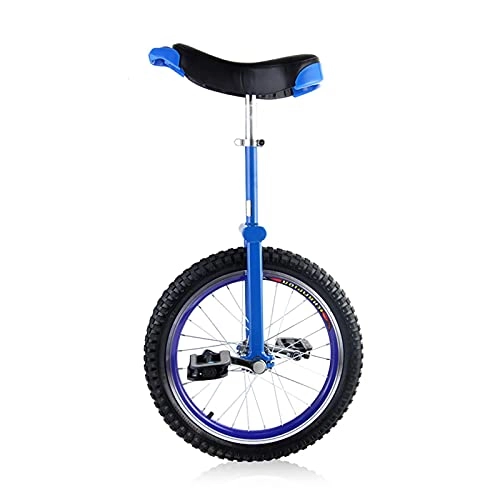 Unicycles : ywewsq Blue Unicycle for Kids / Adults Boy, 16" / 18" / 20" / 24" Leakproof Butyl Tire Wheel, for Cycling Outdoor Sports Fitness Exercise Health (Size : 20"(50cm))
