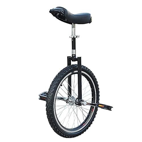 Unicycles : ywewsq Boy Girls Unisex Unicycle Bike Kids Adult Beginner, 16" / 18" / 20" / 24" Wheel One Wheel Bike, Adjustable Height, Load 150kg / 330Lbs (Color : Black, Size : 40cm(16inch))