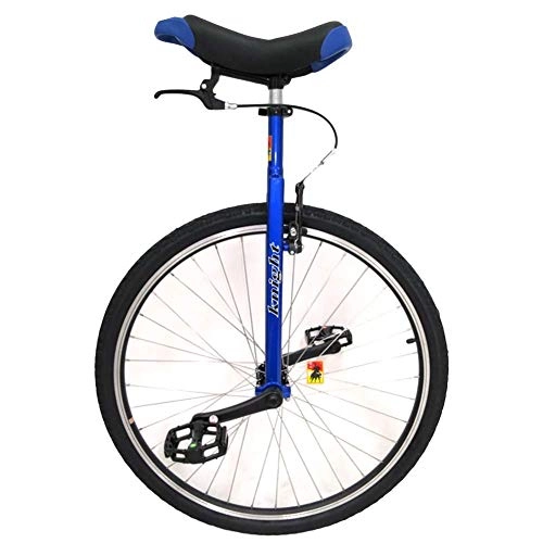 Unicycles : ywewsq Extra Larger Unicycle with 28 Inch Bigger Wheel, for Adults / Tall People / Big Kids Height From 160-195cm (63"-77"), Load 150kg / 330Lbs (Color : Blue, Size : 28 inch)