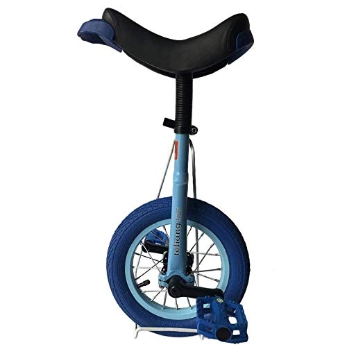 Unicycles : ywewsq Small 12inch Unicycle for Kids, Perfect Starter Beginner Uni-Cycle for 5 Year Old Smaller Children / Boys / Girls, Best Birthday Gift (Color : Blue, Size : 12 Inch Wheel)