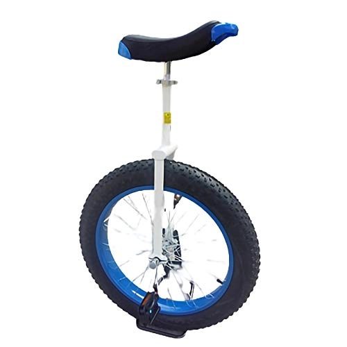 Unicycles : YYLL 20 / 24 Inch Unicycles for Adults Beginner Outdoor Mountain Bike Bicycle with Extra Rough Tires Wheel Trainer Unicycle for Outdoor Sports Fitness (Color : Without parking rack, Size : 24Inch)