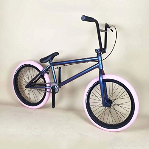 BMX : 20-Zoll-Freestyle-BMX-Fahrrad für Jugendliche und Erwachsene - Jungen, Männer, 4130 Cr-Mo-Stahlrahmen, Gabel und Lenker, Aluminiumlegierungsräder, 25 × 9T-Getriebe