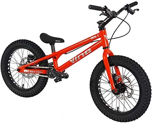 BMX : Leifeng Tower Leichtgewichtig, 16 Zoll Street Trials Fahrrad für Kinder, TP16 I, Rahmen und Gabel aus Aluminiumlegierung, WINZIP Double Action Line Scheibenbremse Lagerräumung (Farbe: Rot)