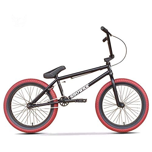 BMX : LJLYL BMX-Fahrrad für Kinder und Erwachsene, Kinder und Anfänger bis Fortgeschrittene, 20-Zoll-Räder, hochfester Chrom-Molybdän-Stahlrahmen, 25x9T BMX-Getriebe