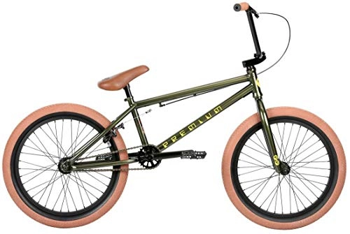 BMX : Premium Inspired 20" 2019 Freestyle BMX Fahrrad (20.5" - Olive)
