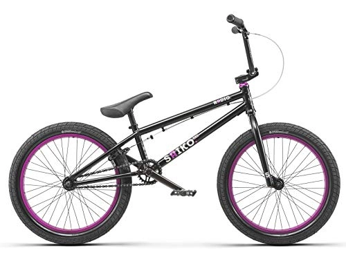 BMX : Radio Bikes Saiko 20 2019 BMX Rad - Matt Black / Purple | schwarz / lila | 19.25"