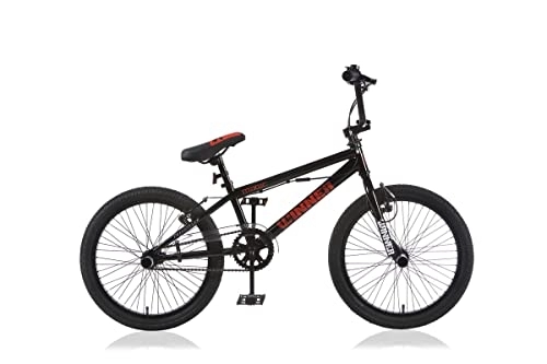 BMX : T&Y Trade 20 Zoll BMX Kinder MÄDCHEN Sport Jugend Jungen Fahrrad Rad KINDERFAHRRAD 360° Rotor Freestyle Bike Winner SCHWARZ