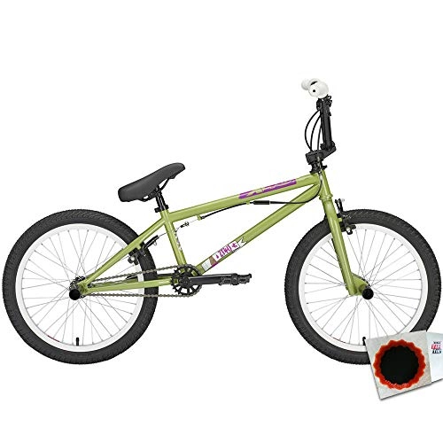 BMX : X-4U BMX Two Fast for You Mod.18 BMX 20" grn 4250311357041 + SCHLAUCHFLICKEN