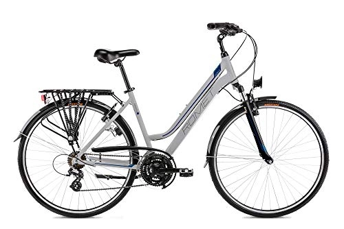 City : breluxx® 28 Zoll ALU Trekking Damenfahrrad Citybike FS - Gazela, Graphite blau, Model 2021