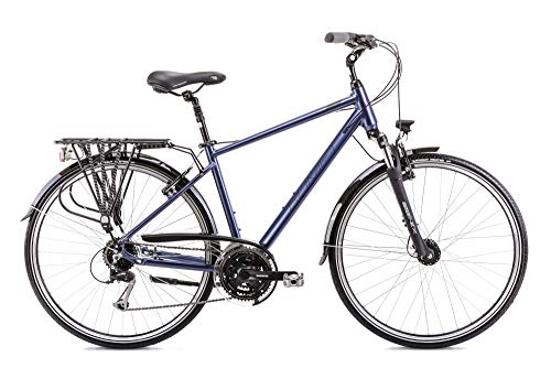 City : breluxx® 28 Zoll ALU Trekking Herrenfahrrad Citybike FS - Wagant 5, dunkelblau, Modell 2021