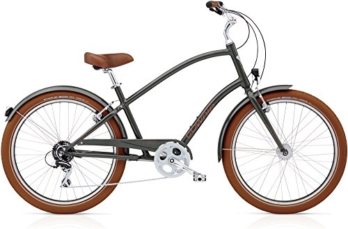 City : Electra Townie Balloon 8D EQ Herren Fahrrad Grau 26" Beleuchtung Beach Cruiser 8 Gang Schaltung, 537686