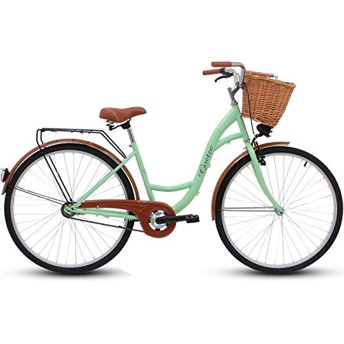 City : GOETZE 26 Zoll 1B ECO, Fahrrad, Citybikes, Stadtrad Retro Vintage Pistazion