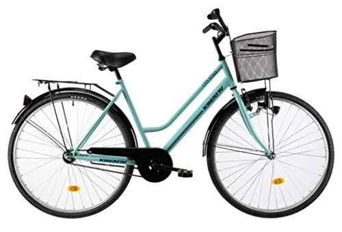 City : Kreativ City Women 28 Zoll 50 cm Frau Rücktrittbremse Türkis