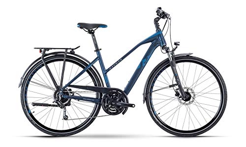 Cross Trail und Trekking : RAYMON Tourray 4.0 Damen Trekking Fahrrad blau 2021: Größe: 48 cm / M