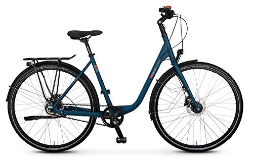 Cross Trail und Trekking : vsf fahrradmanufaktur S-300 City Bike 2020 (28" Wave 50cm, Petrol matt)