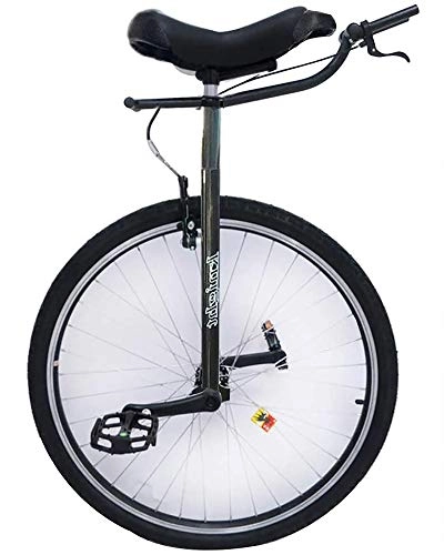 Einräder : 28 Zoll Road Trip Wheel Einrad, Single Wheel Balance Bike Anti-Rutsch Mit Bremssport Exercise Bike Advanced Trainer, Schwarz