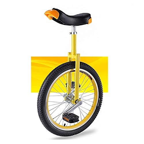 Einräder : AHAI YU 20"Rad-Einradfahrrad, Kinder / Erwachsene / Jugendliche Einrad im Freien, um das Gleichgewicht zu radeln (Color : Yellow)