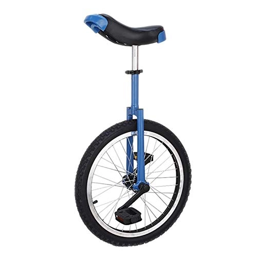 Einräder : AHAI YU Wettbewerb Unicycle Balance Robuste 20-Zoll-Unicyr für Anfänger / Jugendliche, mit dichtestes Butyl-Reifenrad Radfahren Outdoor-Sport-Fitness-Übungsgesundheit (Color : Blue)