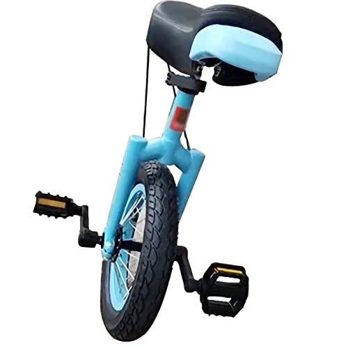 Einräder : CukyI 12-Zoll-Außenrad-Einrad mit bequemem Sattelsitz für Sport, Fitness, Gesundheit, Anfänger (Farbe: Blau, Größe: 12 Zoll), langlebig (Blau 12 Zoll)