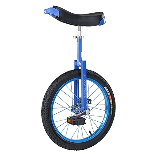 Einräder : CukyI Einrad für Erwachsene, 20 Zoll, Einrad-Laufrad, Einräder für große Kinder, Jungen, Mädchen, Teenager, Anfänger, ausgezeichneter Manganstahlrahmen (Farbe: Rot), langlebig (blau)