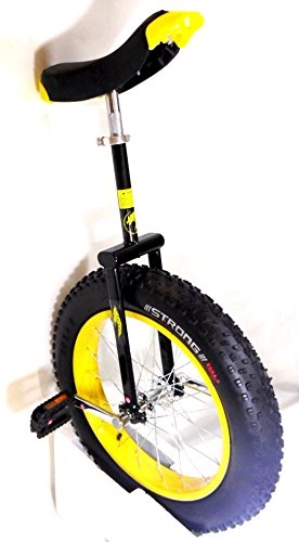 Einräder : Dragonskate All Terrain Einrad Fat Wheel, 20" (schwarz / Gelb, 20 Zoll fat Wheel)