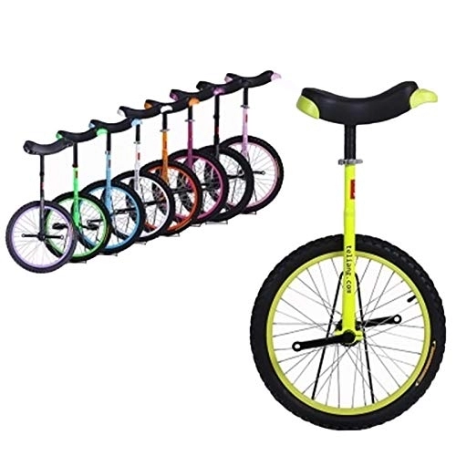 Einräder : Einrad-Radtrainer, Einrad, gelb, Skidproof Mountain Tire Balance Radfahren Übung für Unisex Erwachsene (Gelb 14 Zoll)