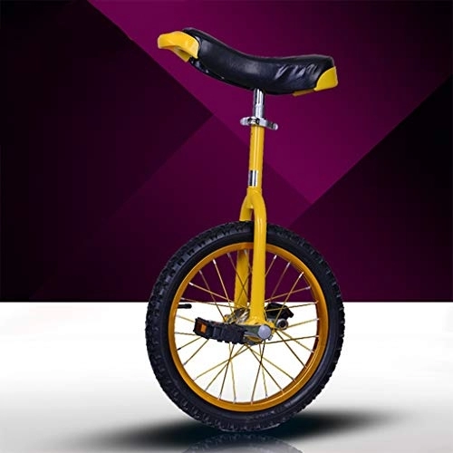 Einräder : Einräder Unicycle For Erwachsene Kinder Anfänger Teen Unisex, Einrad 16 18 20 Inch Balancen Fahrrad Sitzhöhe Frei Eingestellt Werden Kann, Stehen Berg-Radfahren Fahrrad ( Color : Tyrant Gold-18 inch )