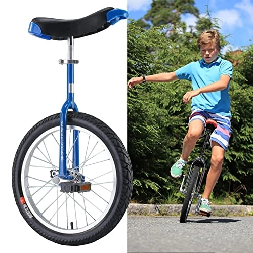 Einräder : HWBB Einrad 24 Zoll Rad Einrad mit Rutschfestem Reifen & Alufelge, Große Menschen Erwachsene im Freien Sport Einrad Einräder, Belastung 150kg / 330lbs (Color : Blue)