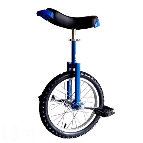 Einräder : HWF Einrad Kinder 20" Rad Freestyle Einrad für Unisex Erwachsene / Big Kids / Mama / Papa, Hochleistungsstahlrahmen und Alufelge, Bestes Geburtstagsgeschenk, 4 Farben Optional (Color : Blue)