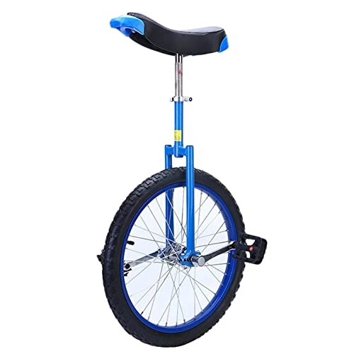 Einräder : HWF Einrad Kinder Groß 24" Zoll Einrad für Erwachsene / große Kinder / große Menschen (über 1, 75m / 69''), Fahrrad Wettbewerb Einzelrad Laufrad, Outdoor-Sport-Fitness-Übung (Color : Blue, Size : 24")