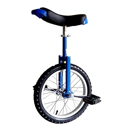 Einräder : HXFENA Einrad, Radtrainer Einstellbare Balance Radfahren ÜBung WettbewerbsfäHige Einzelradakrobatik Fahrradkonturierter Ergonomischer Sattel / 20 Inches / Blue