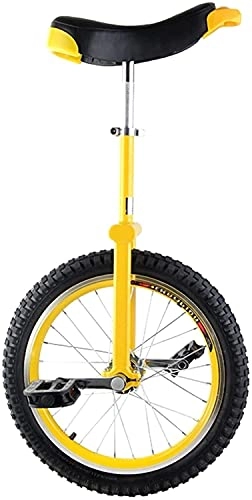 Einräder : JINCAN. Anfänger Unisex Unicycle, 16.12.20 / 24 Zoll Balance Bike Rad-Einrad mit Anti-Skid-Reifen und einstellbarem Freigabesattel (Größe : 18inch)