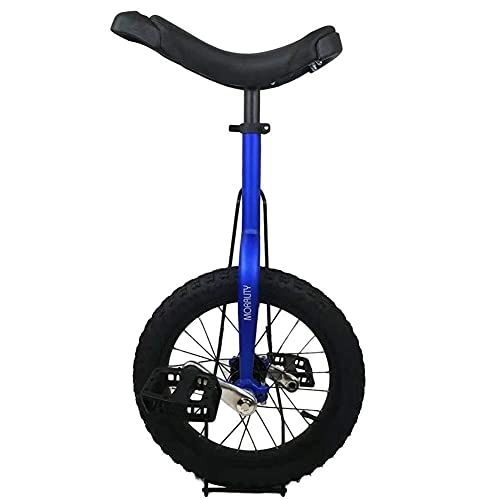 Einräder : Leichtes Einrad Mit Aluminiumlegierungsrahmen, 16 Zoll Einrad Für Kinder / Jungen / Mädchen Anfänger, Blau, Bestes Geburtstagsgeschenk Langlebig