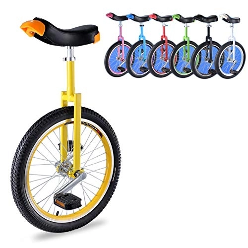 Einräder : Lhh Einrad Jungen / Mädchen Einräder mit Aluminiumfelge, Höhenverstellbarer Uni-Zyklus für Outdoor-Sport Fitness Fitness Gesundheit, Rutschfester Bergreifen (Size : 16inch Wheel)