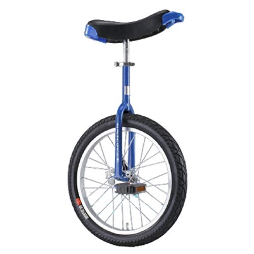 Einräder : Lqdp Einrad 20'' / 24'' Wheel Adult Unicycles - Heavy Duty / Tall People (Bis Zu 150 Kg), 16'' / 18'' Big Kids Self Balancing Bike Bicycle - Einfach Zu Montieren (Color : Blue, Size : 20inch Wheel)