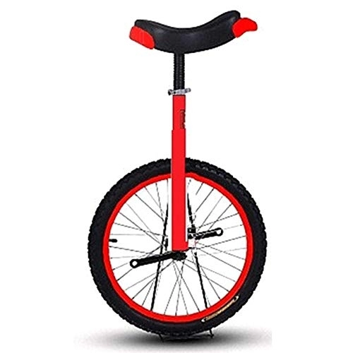 Einräder : Lqdp Einrad Rote Einräder für Kinder mit 16 / 18'' Rad, 20'' Einrad für Anfänger für Profis / Unisex (Bis Zu 150 Kg), Outdoor-Sport-Fitnessübung (Size : 16 inch Wheel)