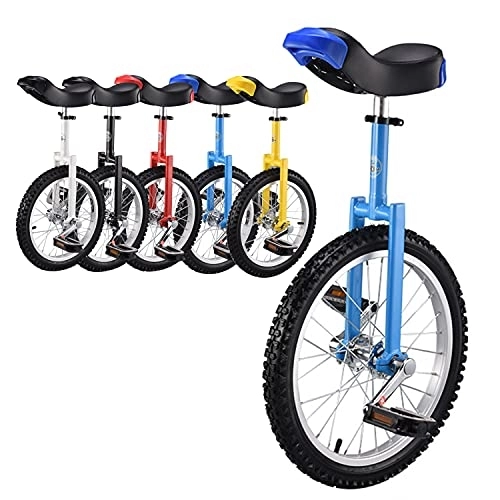 Einräder : OHKKSD 20-Zoll-Einräder für Erwachsene / Profis, Outdoor-Einrad mit großen Rädern mit fettem Reifen und verstellbarem Sattel, einfach zu verstauen und zu tragen